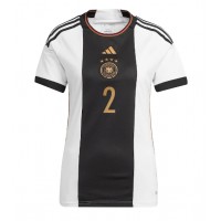 Tyskland Antonio Rudiger #2 Fotballklær Hjemmedrakt Dame VM 2022 Kortermet